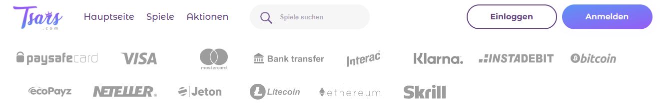 Nutzen Sie verschiedene Zahlungsmethoden für schnelle Transaktionen